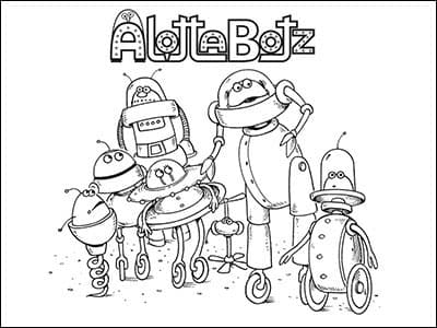 Bots standing around talking